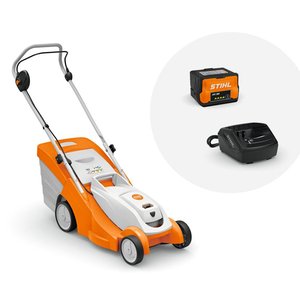 Masina electrica de tuns iarba cu acumulatori 36V Li-Ion sistem AK, 5.0Ah, 37 cm, Stihl tip RMA 239.1 SET